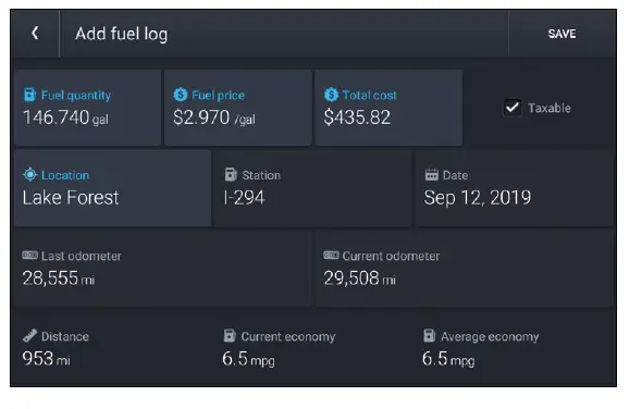 RANDMCNALLY TND Tablet 1050 and 85 Truck GPS FIG 19