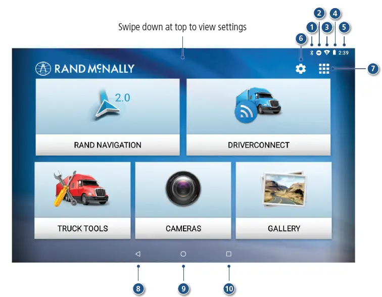 RANDMCNALLY TND Tablet 1050 and 85 Truck GPS FIG 5