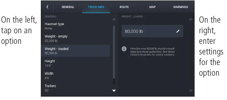 RANDMCNALLY TND Tablet 1050 and 85 Truck GPS FIG 8