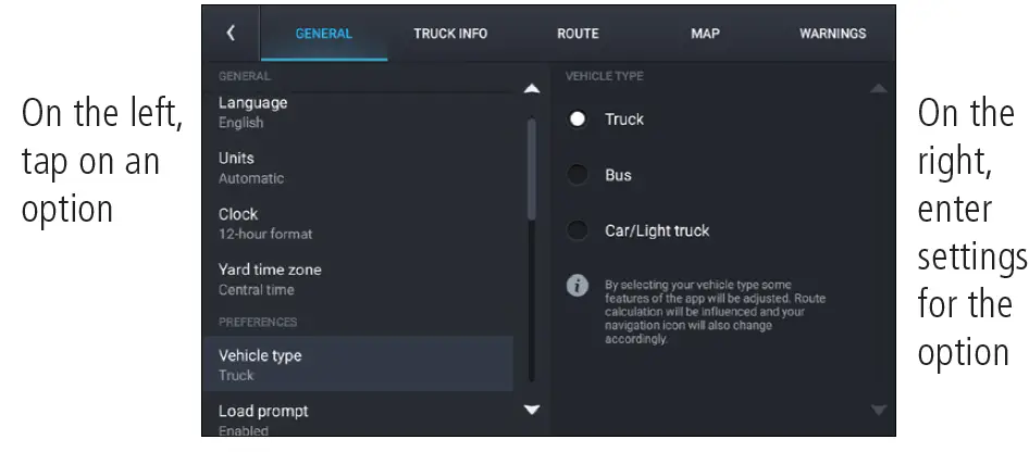 RANDMCNALLY TND Tablet 1050 and 85 Truck GPS FIG 9