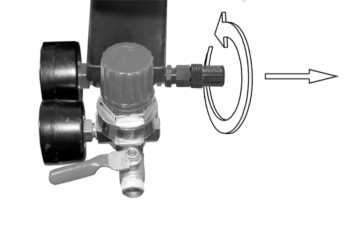 AirMaster TIGER 7 260 24L Oil Free Air Compressor- CHECK THE SAFETY VALVE
