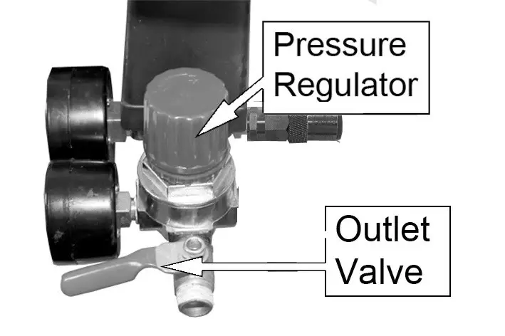 AirMaster TIGER 7 260 24L Oil Free Air Compressor- SET THE OUTPUT PRESSURE