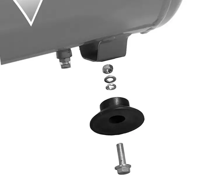 AirMaster TIGER 7 260 24L Oil Free Air Compressor- SUPPORTING FOOT