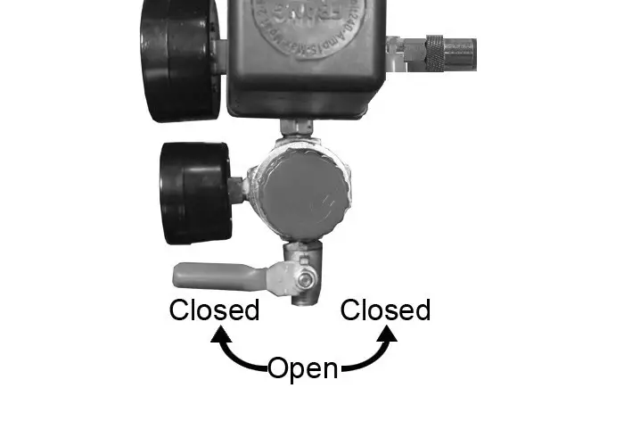 AirMaster TIGER 7 260 24L Oil Free Air Compressor- outlet valve