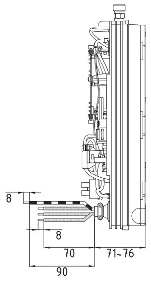 CLAGE CEX U E Compact Instant Water Heater- Electrical connection