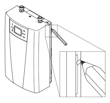 CLAGE CEX U E Compact Instant Water Heater- Installing the appliance