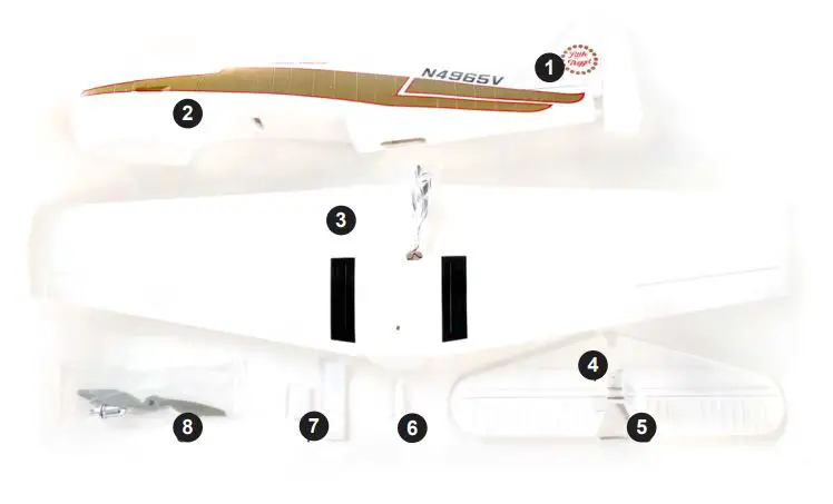 9898000043-0 Hellcat Little Nugget H-Kings 990mm Span Plug and Fly Sports-Scale F6F Hot Rod Instruction Manual - CONTENTS