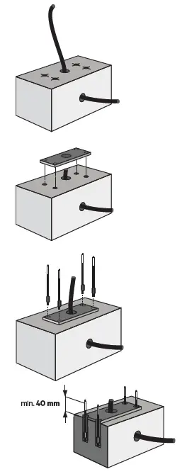 wallbox B034A EIFFEL Copper Business Pedestal Installation Guide Fig10