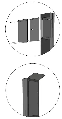 wallbox B034A EIFFEL Copper Business Pedestal Installation Guide Fig7