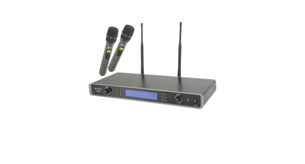 Citronic Ru210 Dual Multi-uhf Wireless System User Manual Citronic Ru210 Dual Multi-uhf Wireless System User Manual