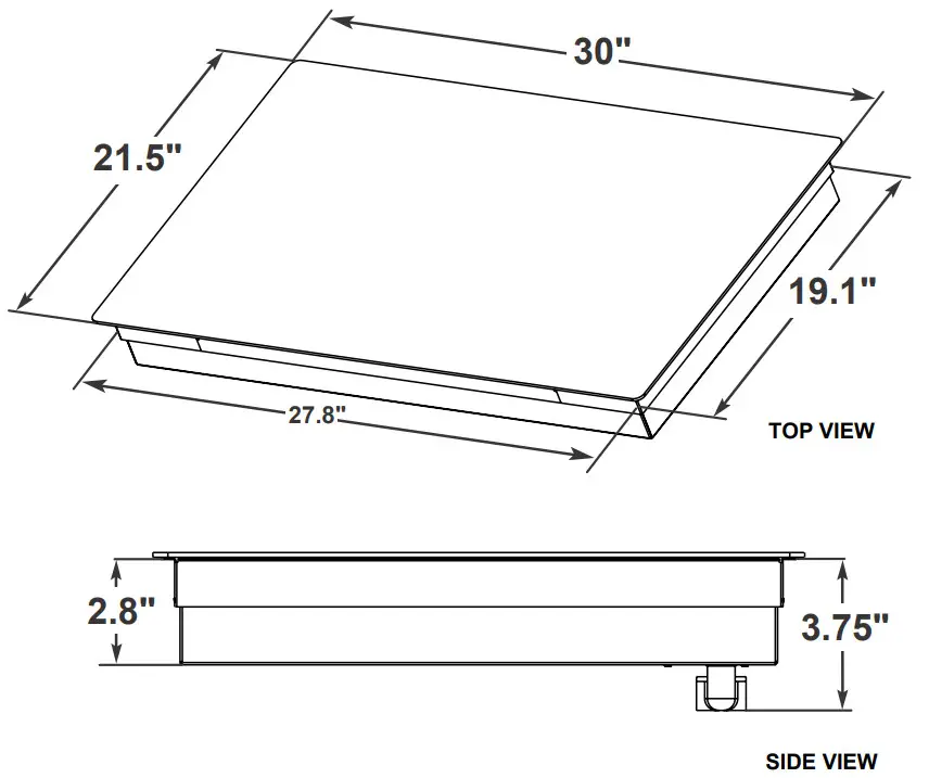 COSMO COS 244ECC Electric Cooktop - INSTALLATION REQUIREMENTS 2