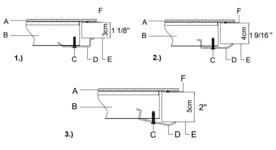 COSMO COS 244ECC Electric Cooktop - Installing Brackets After Placing Cooktop 2