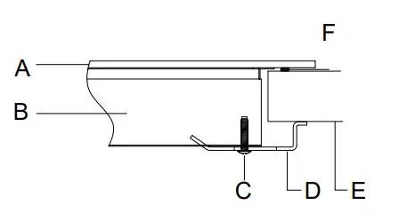COSMO COS 244ECC Electric Cooktop - Installing Brackets After Placing Cooktop