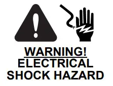 COSMO COS 244ECC Electric Cooktop - WARNING!