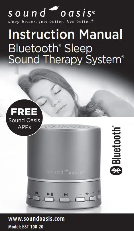 soundoasis Bluetooth Sleep Sound Therapy System