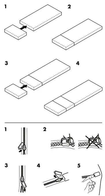IKEA 303 485 89 OMSINT Pocket Spring Mattress Extend Bed