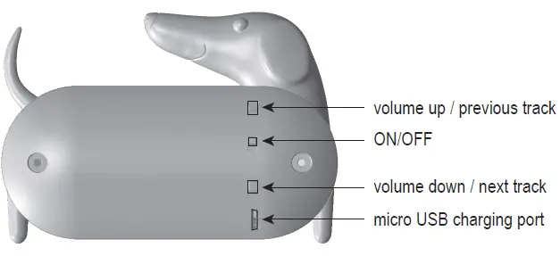 Hyacinth WOOF-7328 Mini Subwoofer Portable Speaker 1