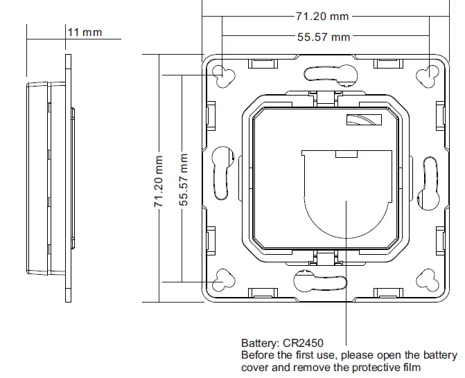 JIBE-SR-SB9001K8-CCT-RF+Bluetooth-CCT-Wall-Mounted-Remote-2