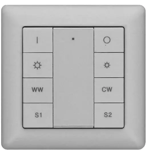 JIBE-SR-SB9001K8-CCT-RF+Bluetooth-CCT-Wall-Mounted-Remote
