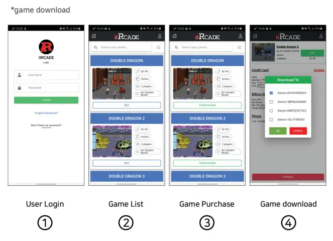 iiRCADE IRORO1 Game Console - game
