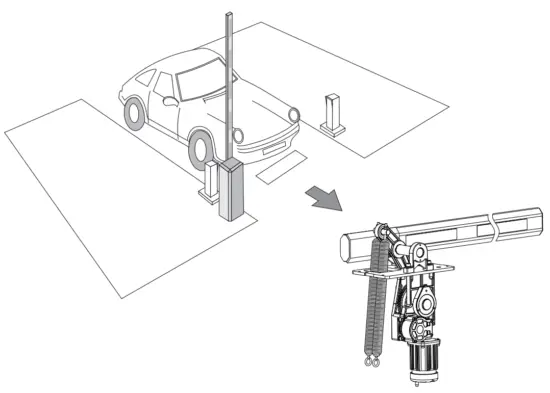 eSSL BG100 Grey Boom Barrier - fig1
