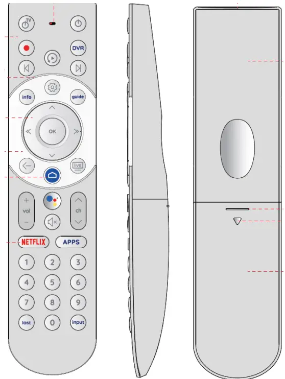 Hcs RC4663801 Remote Control