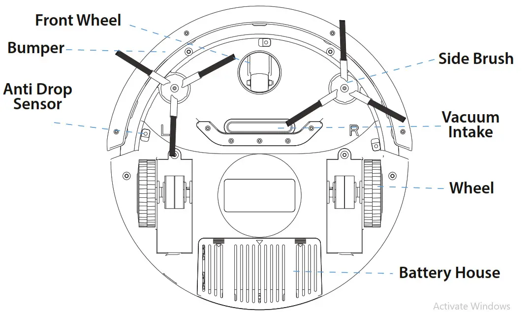 Pure Clean Mini Robotic Vacuum Cleaner REMOVAL