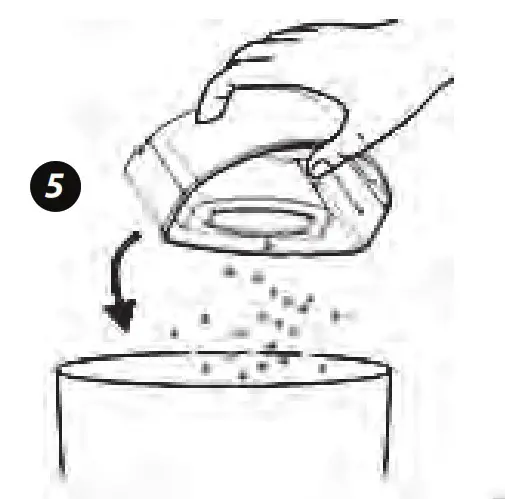 Pure Clean Mini Robotic Vacuum Cleaner dust bin.