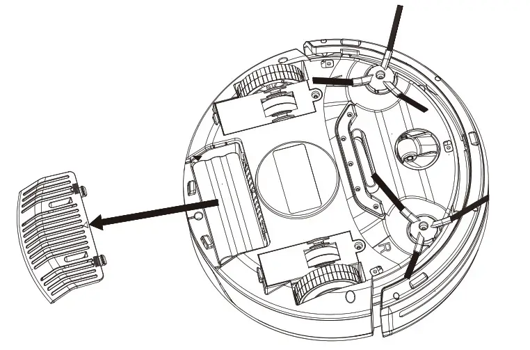 Pure Clean Mini Robotic Vacuum Cleaner stop working