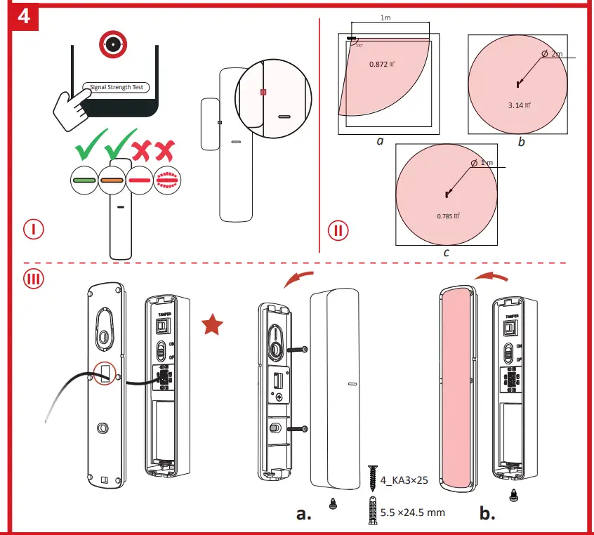 HIKVISION DS-PDMCK-EG2-WB Wireless Magnet Shock Detector 3