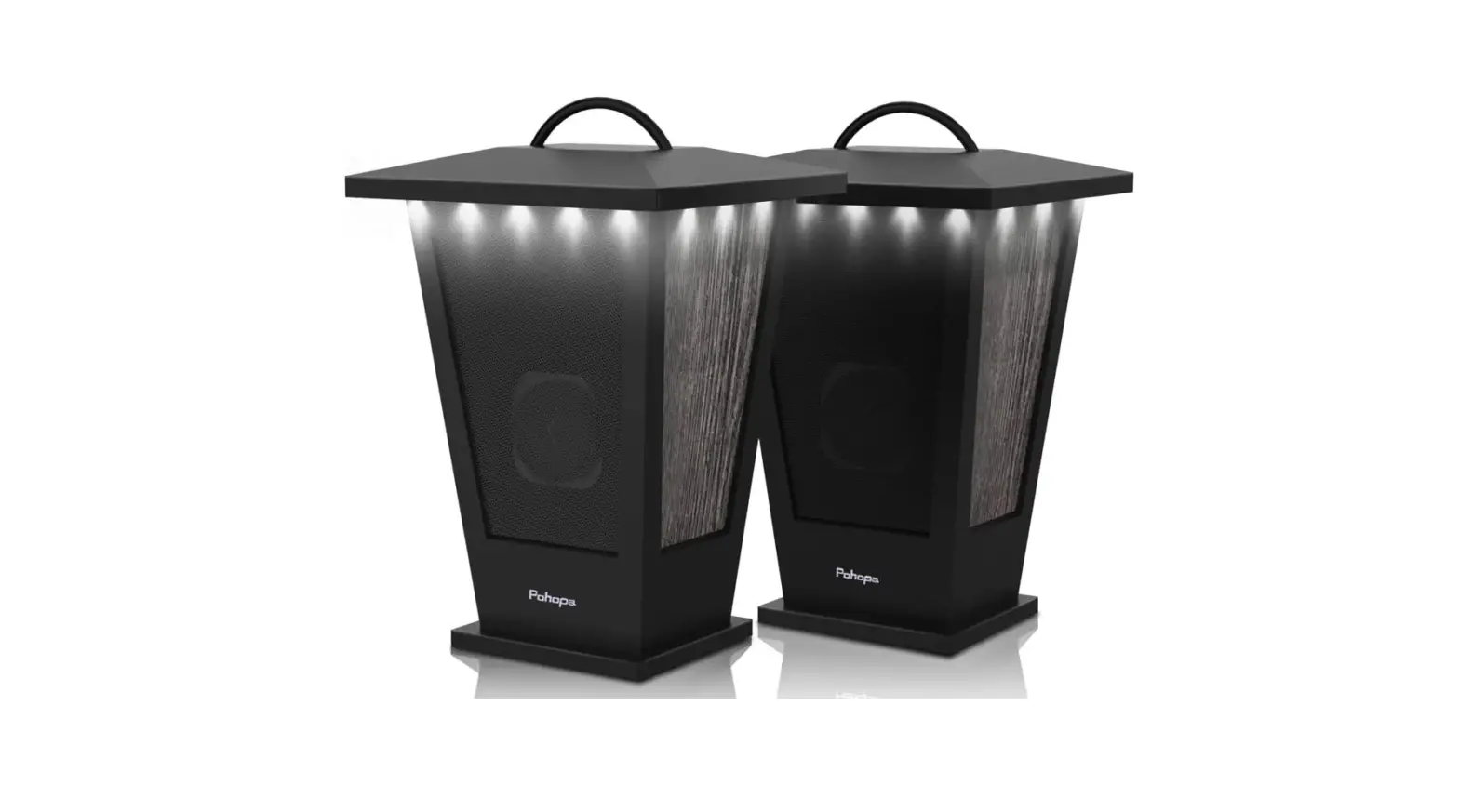 Bluetooth Speakers Waterproof, Pohopa 2 Packs True Wireless Stereo Sound-complete Features/instruction Guide