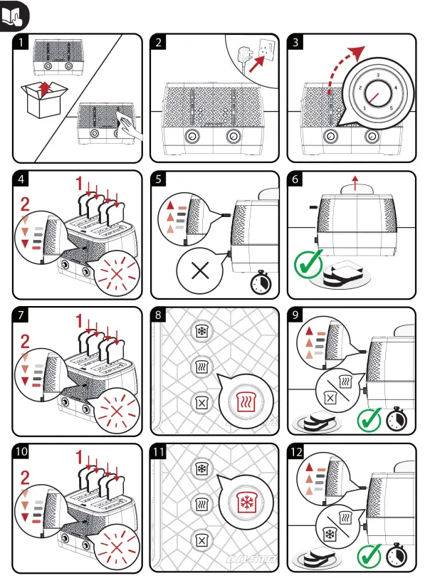 beko TAM 8402 B Toaster - 2