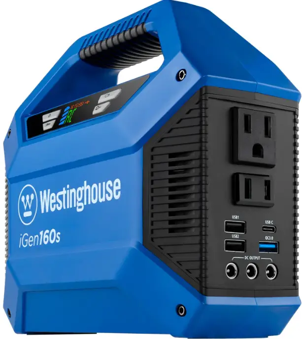 Westinghouse iGen160s 100 Running Watts Portable Power Station