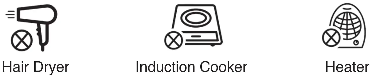 CANNOT SUPPORT DEVICES MORE THAN 150W