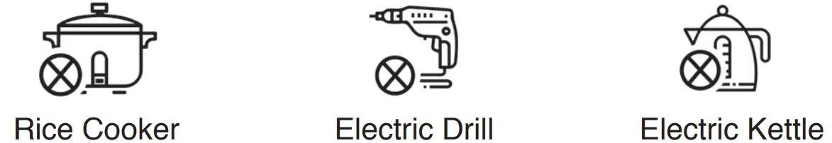 CANNOT SUPPORT DEVICES MORE THAN 150W