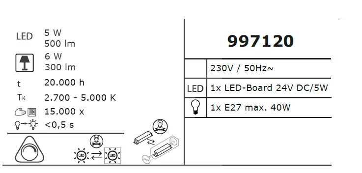 Leuchten Direkt 997120-AMANDA Floor Lamp Light Wood-FIG1