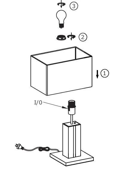 Leuchten Direkt 997120-AMANDA Floor Lamp Light Wood-FIG2
