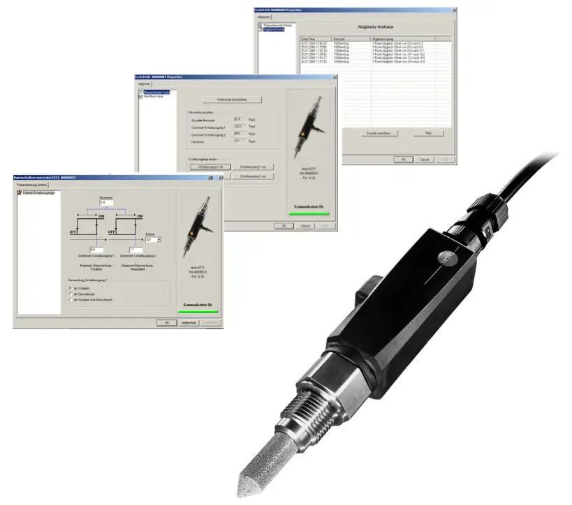testo 6721 Dew point monitor software