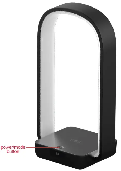 MONSTER MLB7 1074-RGB Smart Multicolor LED Lamp - POWER mode button