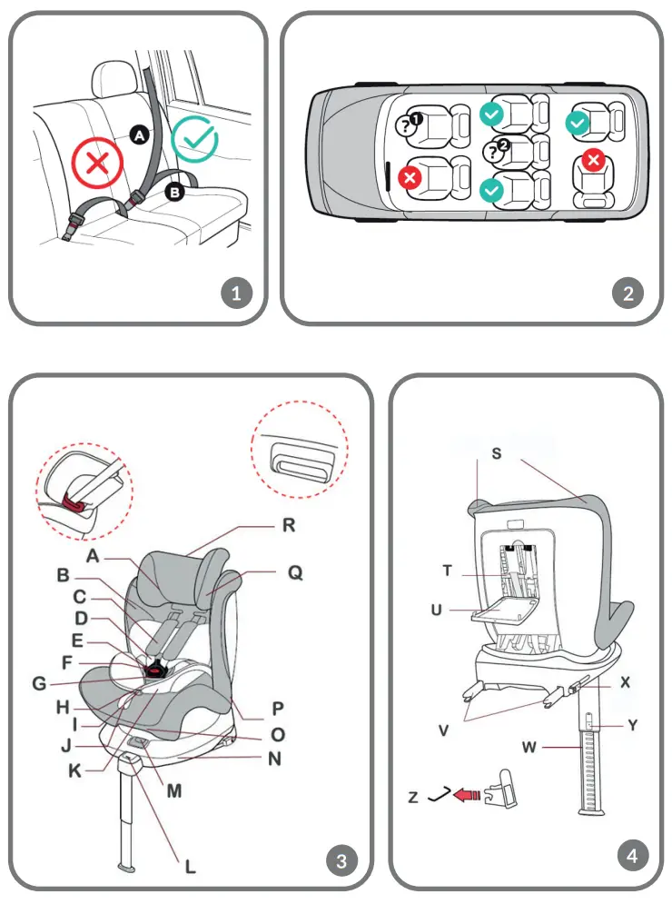 lionelo Braam Baby car seat - fig1