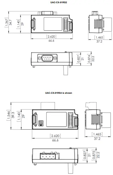 UNI-COM UAC-CX-01RS2 CX Modules Building Automation System-fig10