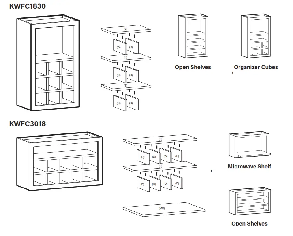 HAMPTON BAY KWFC1830 Wall Flex Kitchen Cabinet