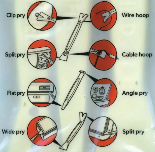 CRUTCHFIELD 007cpt3 3 piece trim removal tool set - fig