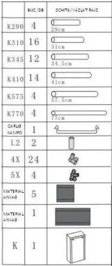 DEDEMAN PORTABLE CABINET WITH 2 ZIPPERS-FIG-1