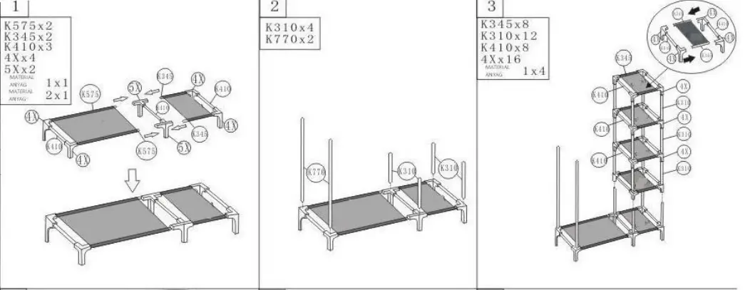 DEDEMAN PORTABLE CABINET WITH 2 ZIPPERS-FIG-3
