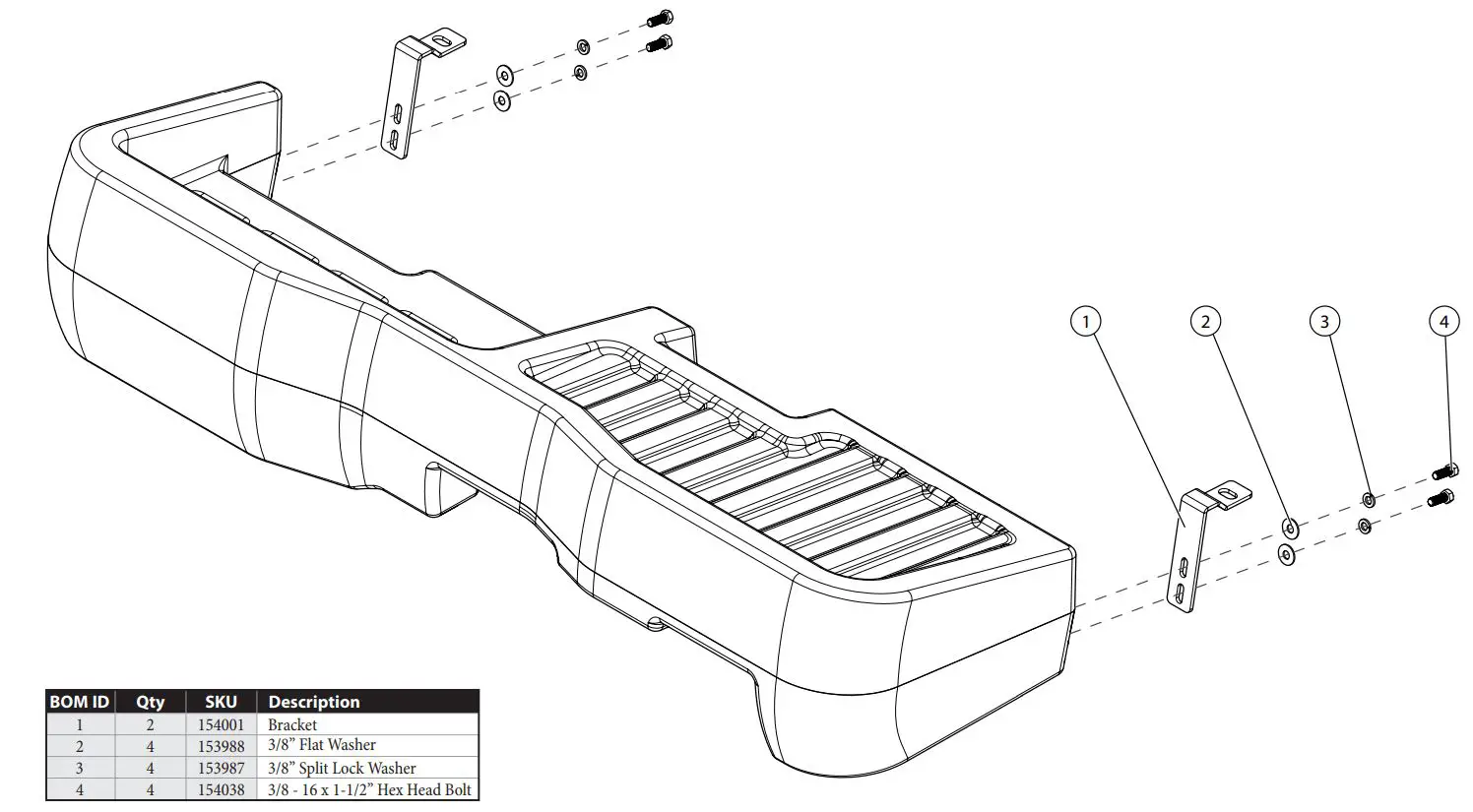 JL AUDIO SB-GM-SLVCC4 2019-Up Chevrolet Silverado Crew Cab and GMC Sierra Crew Cab Installation Guide - INCLUDED HARDWARE