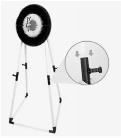 SHARPER IMAGE 207945 AXE Throwing Game - SET UP