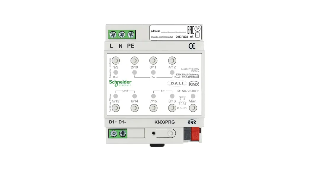 Schneider Electric Mtn6725 Instruction Manual