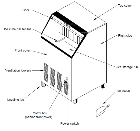 EDGESTAR-IB650SS-Full-Size-Ice-Maker-FIG-1