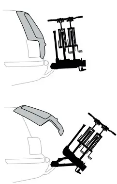 Opening the tailgate